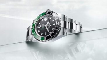 A Rolex estreou um novo GMT-Master II com um layout para canhotos e uma moldura verde e preta