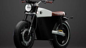Este elegante café racer elétrico transborda tecnologia moderna