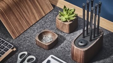 O Kit de Lápis Grovemade X Blackwing mantém as canetas afiadas e limpas