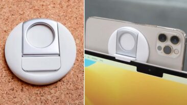 Este pequeno acessório da Belkin permite que o iPhone seja usado como webcam para o seu MacBook