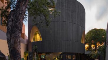 Esta casa ciclíndrica no México é inspirada nas duplas condições dos castelos