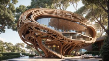 Esta casa etérea envolta em madeira parece algo saído de um conto de fadas