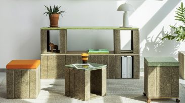 O Vank Cube é um sistema de móveis modular e flexível para espaços que exigem adaptabilidade