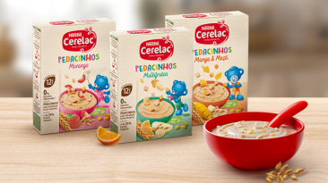 CERELAC Lança Gama ‘Pedacinhos’: Um Novo Conceito De Papa Com Pedacinhos De Cereais E Frutas