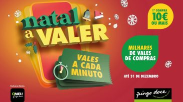 Natal a Valer! Pingo Doce oferece vales de compras a cada minuto